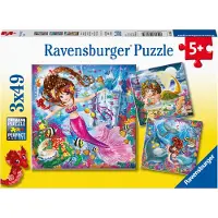 Ravensburger Puzzle Delle Sirene Incantevoli 3 X 49 Pezzi