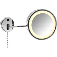 Steinberg Série 650 Miroir de soins de beauté, avec éclairage LED, 2 bras, grossissement 3x, 6509020, 6509020