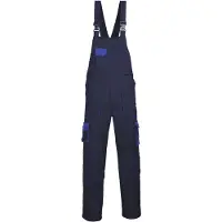 Portwest TX12 Texo Salopette a contrasto Navy Taglia XS