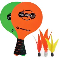 Schildkröt Jazzminton Set Giochi da spiaggia (One Size, orange/verde)