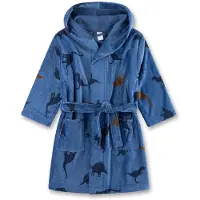 Sanetta Accappatoio blu / blu scuro / marrone