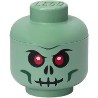 LEGO Piccola testa-contenitore scheletro - Verde