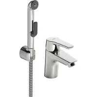 Oras Miscelatore per lavabo Saga con doccetta bidet, senza rubinetto di scarico