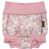 Mikk-Line Kid's Baby Swim Pant Frill Recycled AOP Pantaloncino da bagno Bambini (3-4 Years, fuchsia)