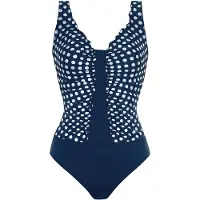 Sunmarin Costume intero blu scuro / bianco