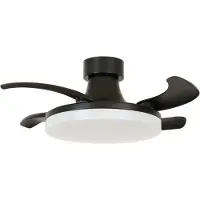 Beacon Lighting Ventilatore da soffitto LED Beacon Fanaway Orbit nero 91 cm silenzioso
