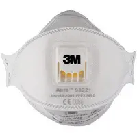 Aura 7100140882 Maschere respiratorie Aura Comfort Cool Flow 9322+ FFP2 NR D DIN EN 149:2001, A1:2009, 10 pezzi