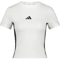 Adidas Women's 3-Stripes SJ Baby Tee T-shirt Donna (XXL, bianco)