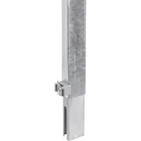 Alberts 672652 Alza steccati Erhard, per alzare semplicemente una recinzione a due picchetti esistente, zincato a caldo, altezza 600 mm, per pali 60 x 40 mm