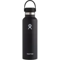 Hydroflask Standard Mouth with Standard Flex Cap Bottiglia termica (621 ml, nero/grigio)