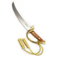 Claude Dozorme sciabola per champagne Napoleon legno d'olivo