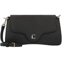 Coccinelle borsa a tracolla c-me mini in pelle nera
