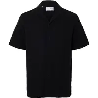 Selected Camicia A Maniche Corte Uomini Nero M