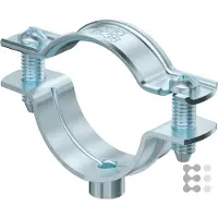 Obo Bettermann Collare distanziatore, attacco filettato M6, 0-36 mm, acciaio, zincato galvanicamente, 1 pz.
