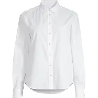 Gant per donna. 4300348 Camicia in popeline bianco dalla vestibilità regolare (36), Casual, Cotone, Manica lunga