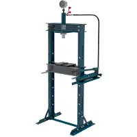 HBM Pressa idraulica da officina HBM da 12 tonnellate, pressa a telaio