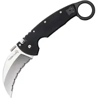 Cold Steel Coltello pieghevole Tiger Claw, dentatura lama