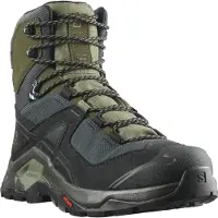 Salomon - Scarpe da trekking in GORE-TEX - Quest Element Gtx Black/Deep Lichen per Uomo - Taglia 41 1/3 - Nero