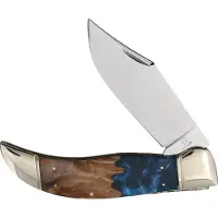 Rough Ryder Deer Slayer RR2650, Satin 440, Pandora Swirl Wood Resin, coltello da tasca