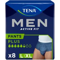 Tena Men Pantaloni assorbenti Active Fit Taglia L XL 8 Pz 1 unità