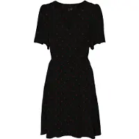 Vero Moda Abito camicia 'VMALBA' verde erba / rosso / nero