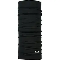 P.A.C. Kids Merino Wool Sciarpa a tubo Bambini (One Size, nero)