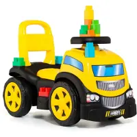 MOLTO Veicolo Cavalcabile Treadpacks Truck With 10 Blocks