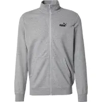 Puma Giacca di felpa sportiva 'Essentials No. 1' grigio / nero