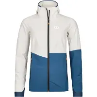 Ortovox Women's Punta Berrino Hooded Jacket Giacca softshell Donna (XS, bianco/blu)