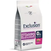 Exclusion HYPM02 crocchette ipoallergeniche per cani di media/grossa taglia 2 kg, maiale/pisello