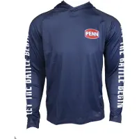 Penn Maglietta A Maniche Lunghe Per Protezione Uv Pro Hooded