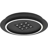 Eglo BALAZOTE Lampada da parete/soffitto Illuminazione - H5 x Ø38 cm - nero - 1X20,5W;9X0,9W incl. - IP20