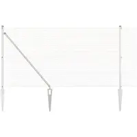 vidaXL Recinzione in filo spinato saldata, 50 x 1,4 m, acciaio zincato