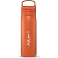 LifeStraw Go Stainless Steel Borraccia (500 ml, arancione)