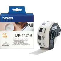 Brother Etichetta DK-11219 - Nero su bianco (12 mm x 12 mm)