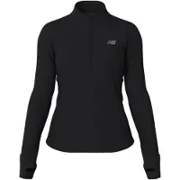 New Balance Athletics Heat Grid 1/2 Zip Top In Black Taglia: XL | Maglie Sportivi Outlet | Donna | Nero
