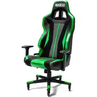 Sparco Sedia da ufficio Trooper nera e verde