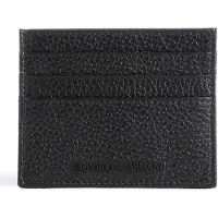 Emporio Armani Portacarte di credito in pelle martellata