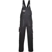 Portwest TX12 Texo Kontrast Latzhose Nero Gr. XXL
