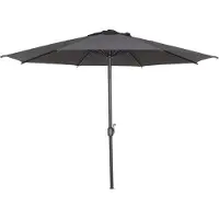 Siena Garden Isa ombrellone a palo centrale antracite/antracite 300 cm L30537
