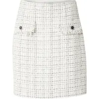 Guess Marciano GUESS Annamaria Mini Tweed White And Black Twee Taglia: L | Minigonne Outlet | Donna | Bianco