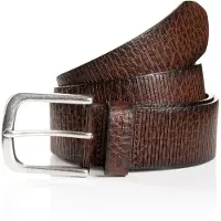 Tom Tailor Cintura 'ROY' marrone scuro
