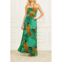 Guess Marciano By Amazon Sl Maxi Dress Amazon Leaf Taglia: 42 | Maxi abiti Outlet | Donna