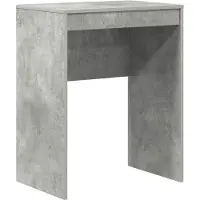 vidaXL Scrivania in cemento grigio 60 x 40 x 76 cm