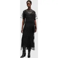 AllSaints Izabela Maxi Dress Black Taglia: 8 | Abiti Midi Outlet | Donna | Nero