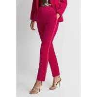 Reiss Velvet Taper Formal Pants — Tapered Fit Taglia: 8R | Pantaloni da completo Outlet | Donna