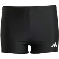 Adidas Kid's Colorblock 3-Stripes Swim Boxers Pantaloncino da bagno Bambini (152, nero)