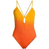 Chantelle Sw 1p Wf Tshirt Plunge Sunrise Tie & Dye Taglia: S/M | Costumi Interi Outlet | Donna