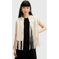 AllSaints Elias Astral Gilet Off White Taglia: XS | Gilet Outlet | Donna | Bianco