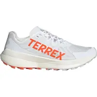 Adidas - Scarpe trail - Terrex Agravic Speed Dash Grey/Impact Orange/Ftwr White per Uomo - Taglia 7,5 UK - Bianco